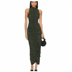 slim fit dress slacks One Arm Gathered Dress -The Dressing Room Boutique Medium / Tahitian main image 0